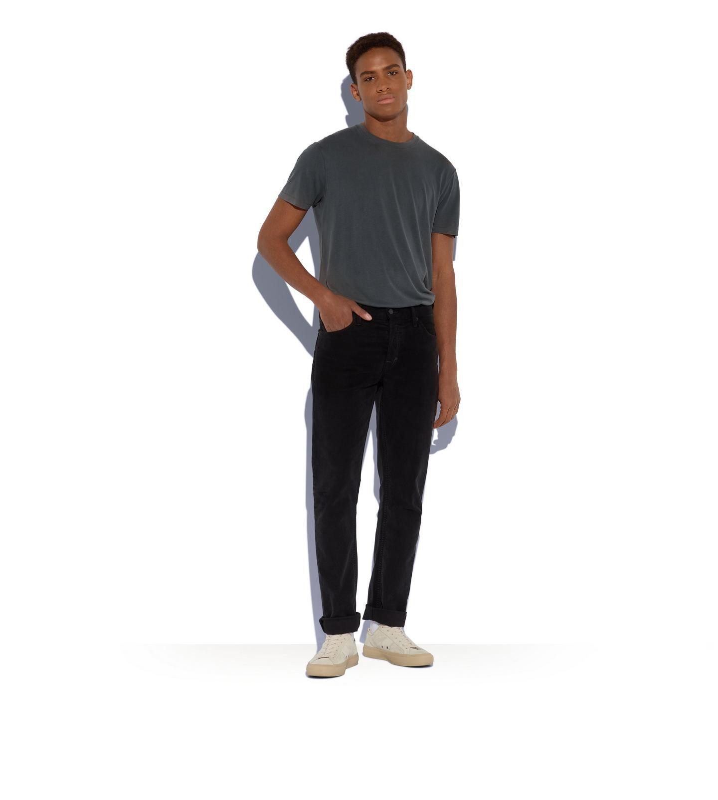 Tom Ford o1w1db10125 TFJ950 Short Sleeve T-Shirt in Dark Grey Size US L / EU 52-54 / 3 - 2 Thumbnail