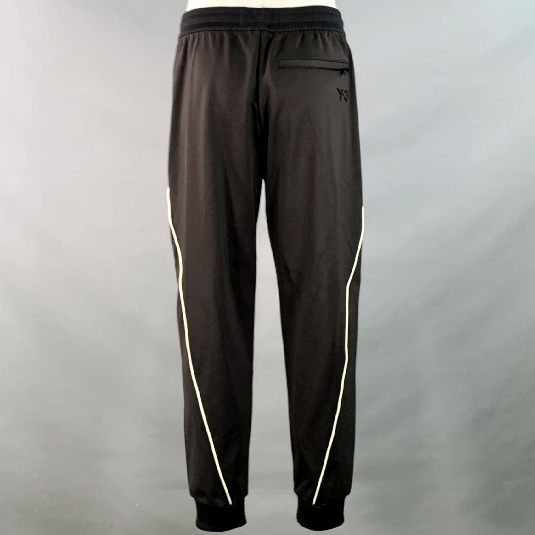 Y-3 Y-3 Zip Up Drawstring Tracksuit Black White Polyamide Blend Size M Size US 31 - 5 Thumbnail