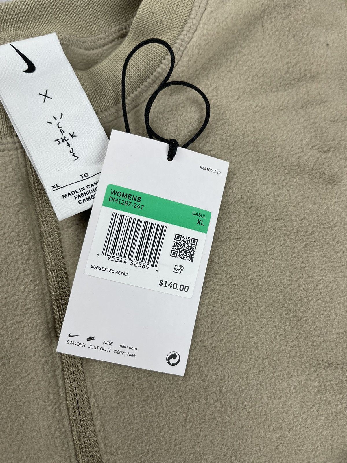 Nike × Travis Scott Nike x Travis Scott NRG Cactus Fleece Pullover Sweatshirt XL Size XL / US 12-14 / IT 48-50 - 14 Thumbnail