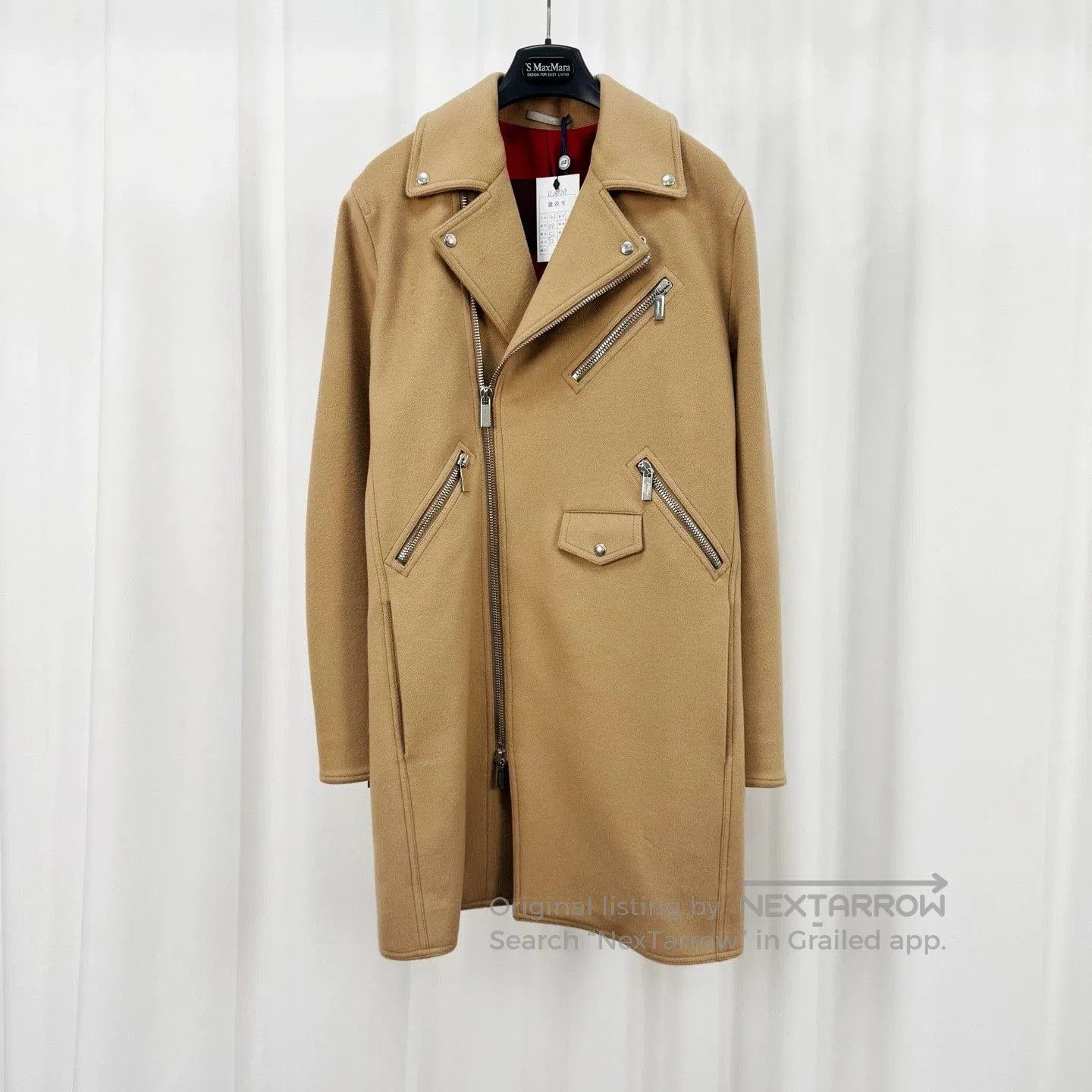 Dior Dior Camel Wool Multi-Zip Coat. Size US M / EU 48-50 / 2 - 1 Thumbnail