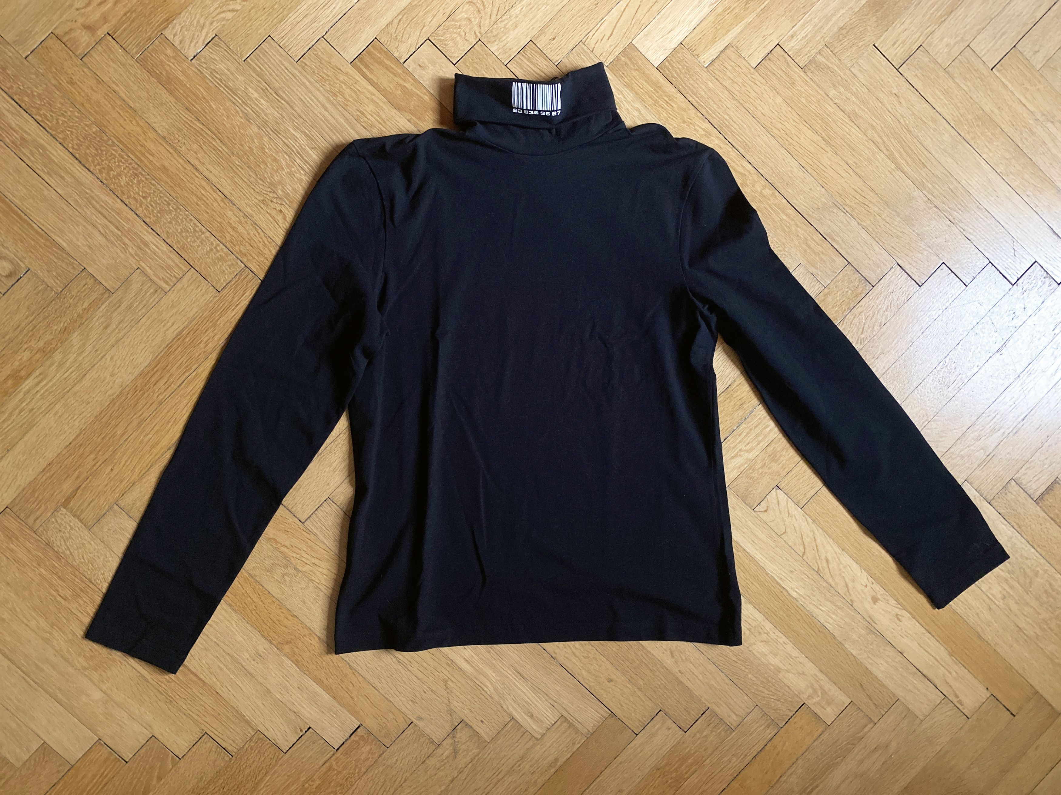 Vetements VTMNTS Black Barcode Turtleneck | Grailed