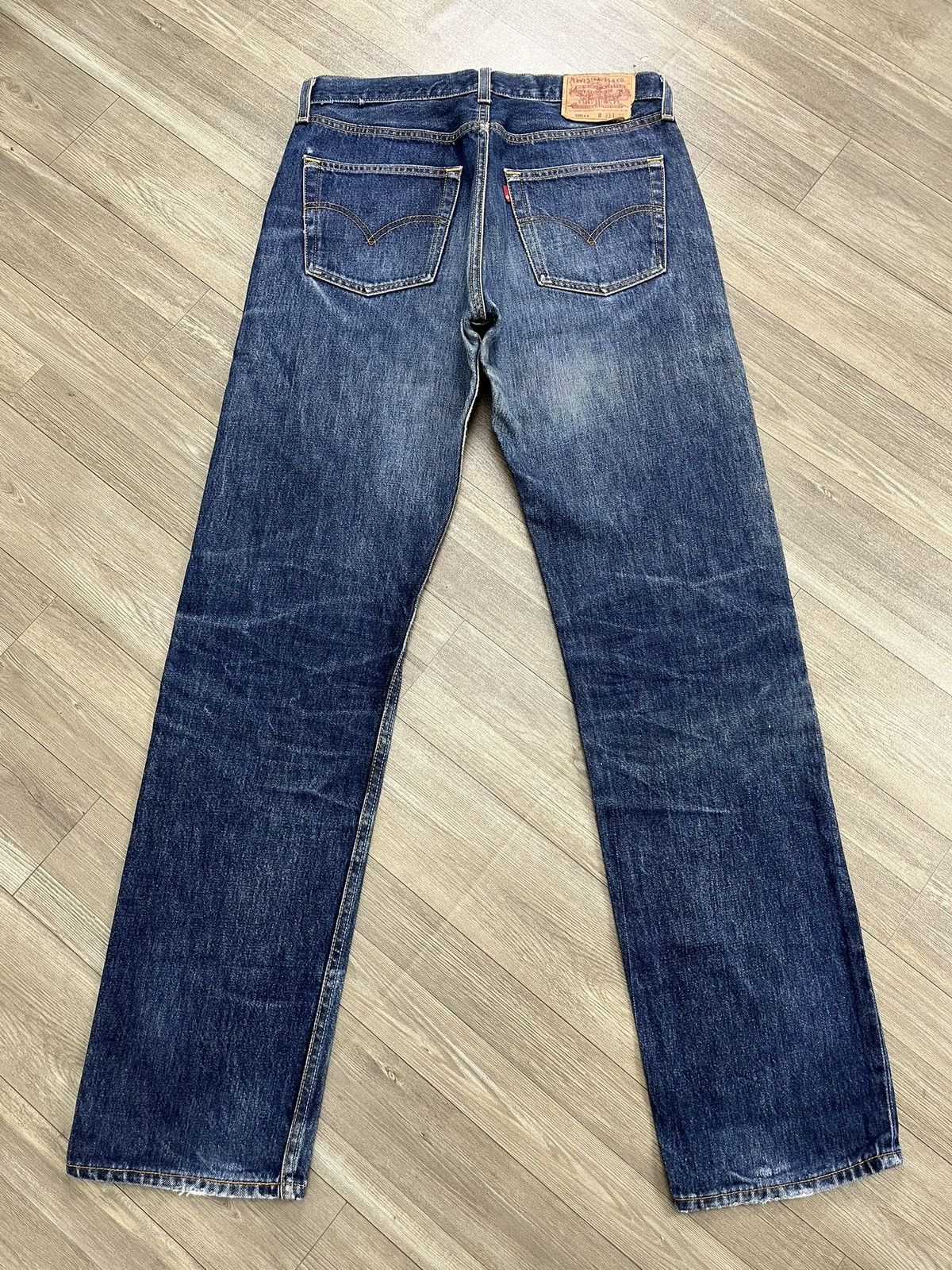 Levi's Vintage Clothing 🇺🇸1990s Vintage Levis 501XX 33x36 Straight Leg Faded Jeans Size US 33 - 1 Thumbnail