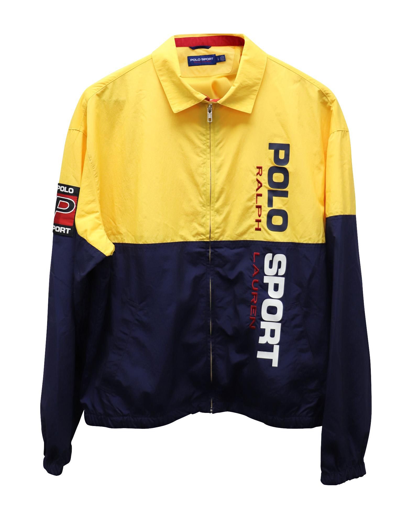 Image of Ralph Lauren Multicolor Nylon Classic Polo Sport Windbreaker With Logo Embroidery (Size Small)