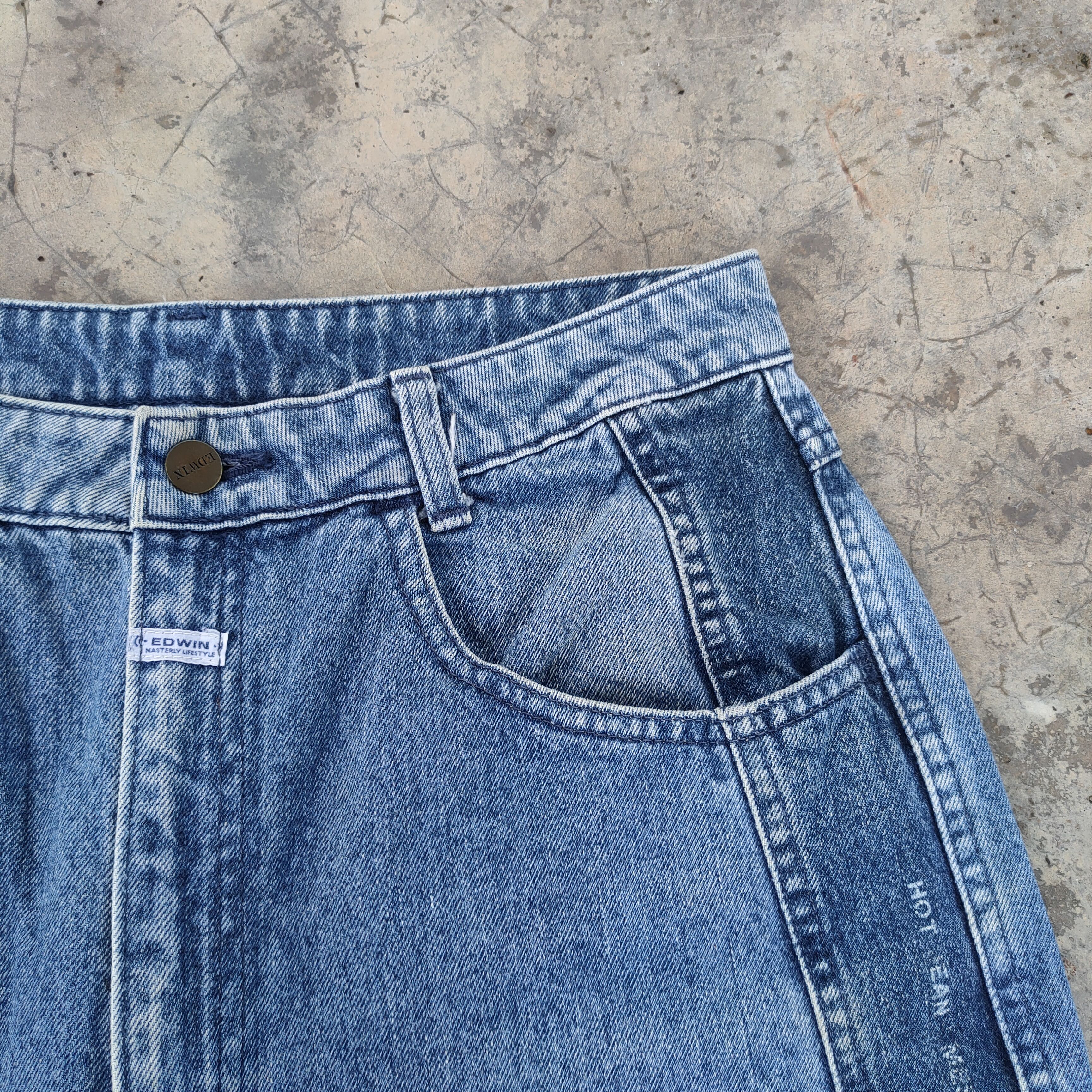 Edwin VINTAGE EDWIN FADED JEANS DENIM PANTS Size US 30 / EU 46 - 9 Thumbnail