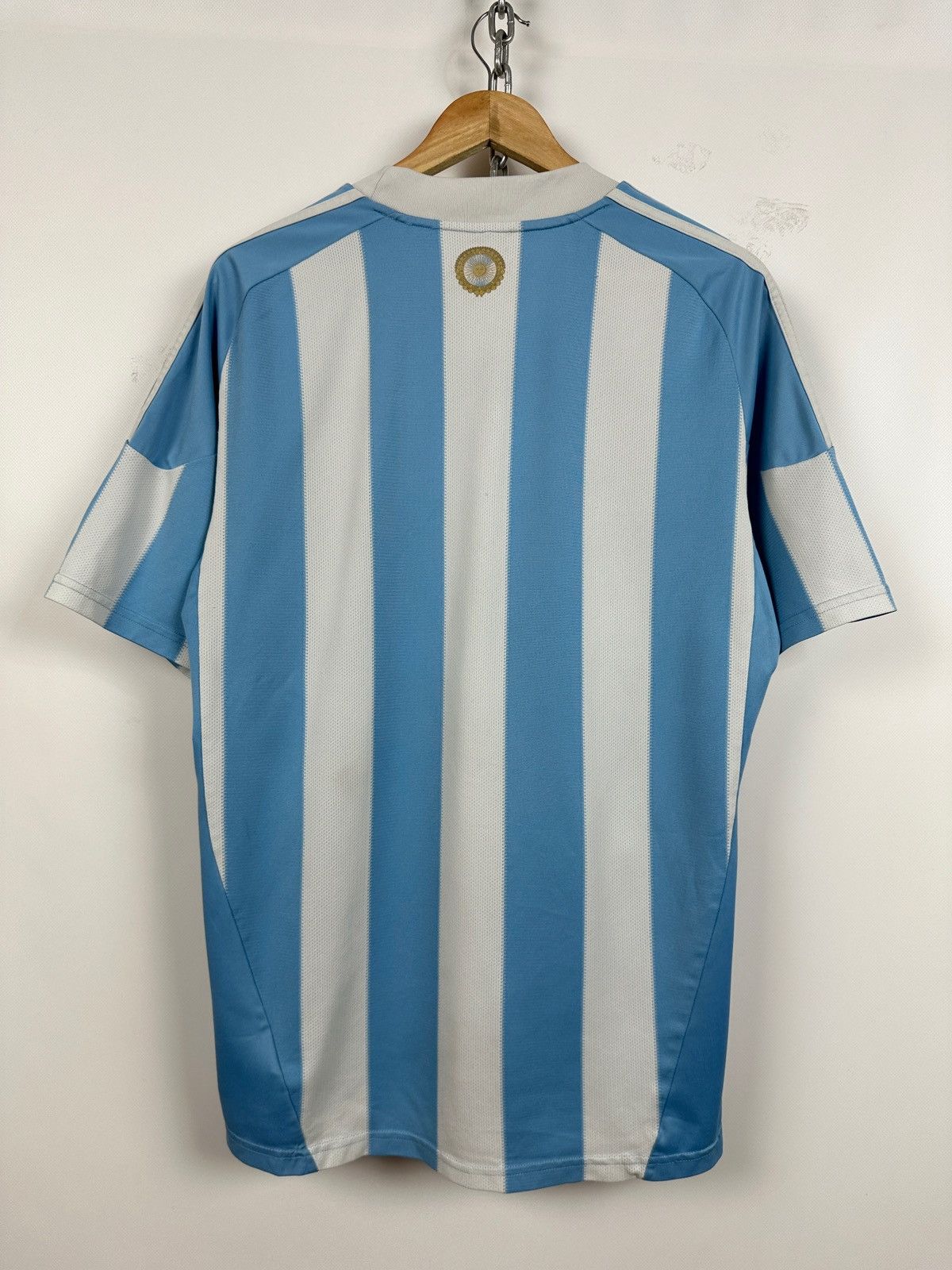 Adidas 2008 Adidas Argentina National Team Vintage Soccer Jersey Size US L / EU 52-54 / 3 - 2 Thumbnail