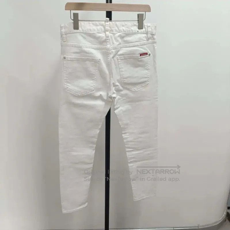Dsquared2 DSQUARED2 Men's White Casual Pants . Size US 28 / EU 44 - 2 Thumbnail