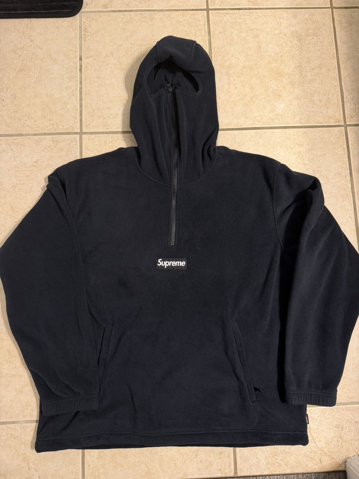 Polartec × Supreme Supreme Polartec Facemask Half Zip Hooded