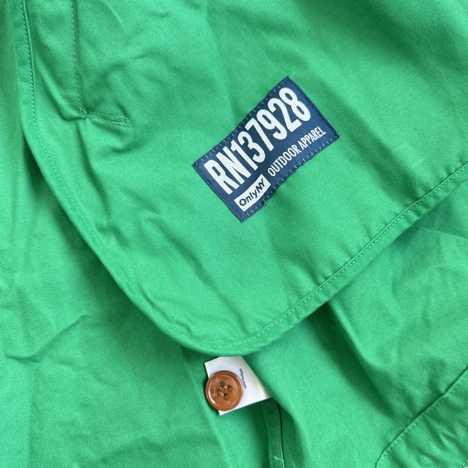 Only NY Only NY Jacket Mens Medium Green Hooded Outdoor Parka Size US M / EU 48-50 / 2 - 9 Thumbnail