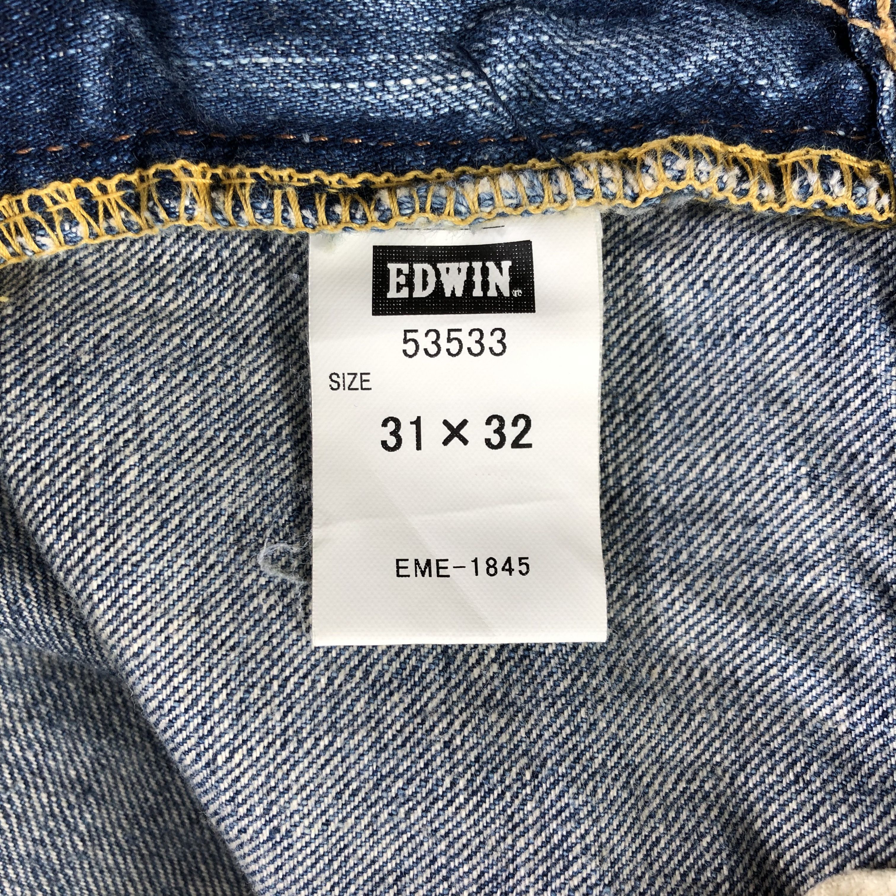 Edwin Vintage Edwin Jeans Distressed Spike Denim KJ1770 Size US 31 - 9 Thumbnail