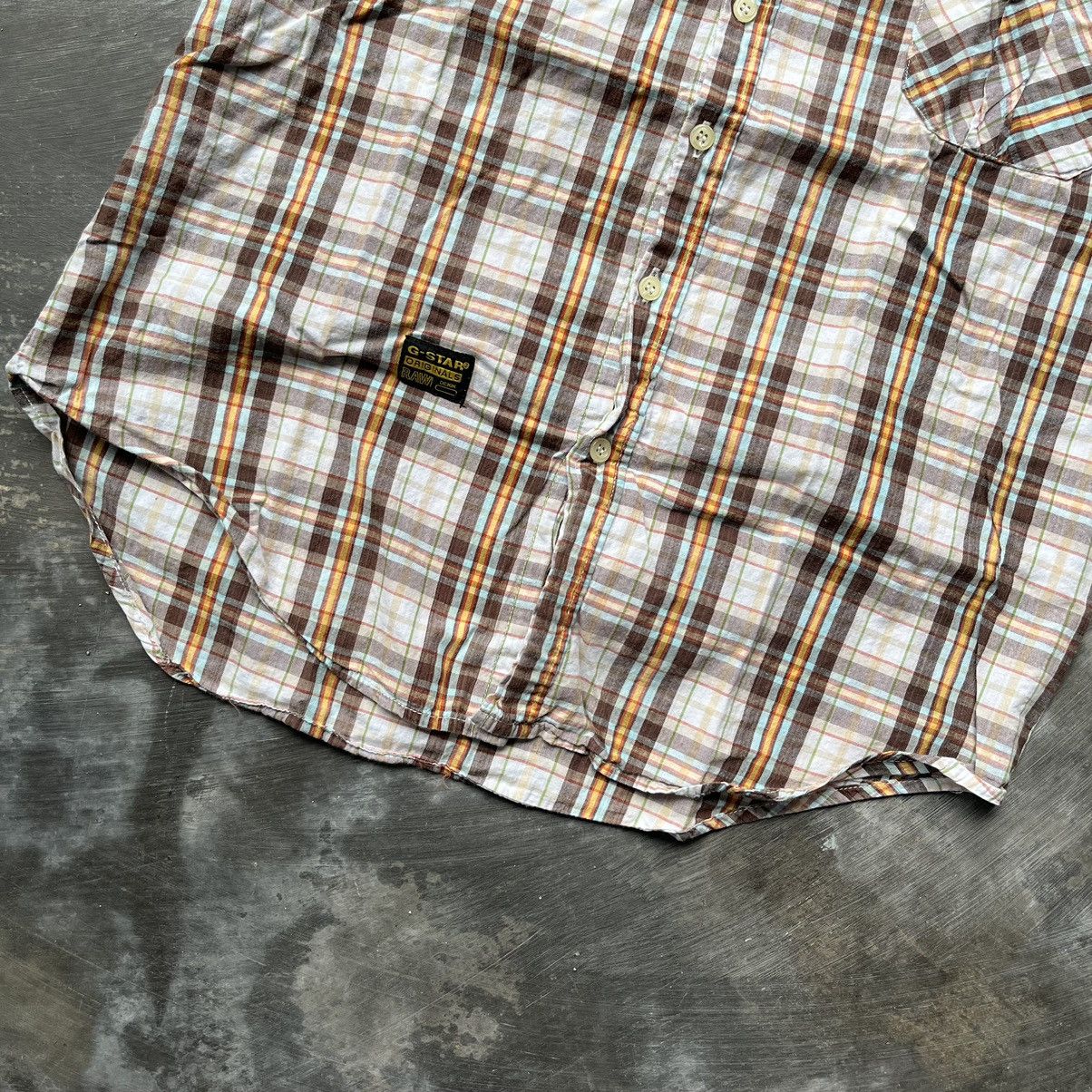 G-Star G star raw plaid luxor back stitch shirt Size US M / EU 48-50 / 2 - 3 Thumbnail