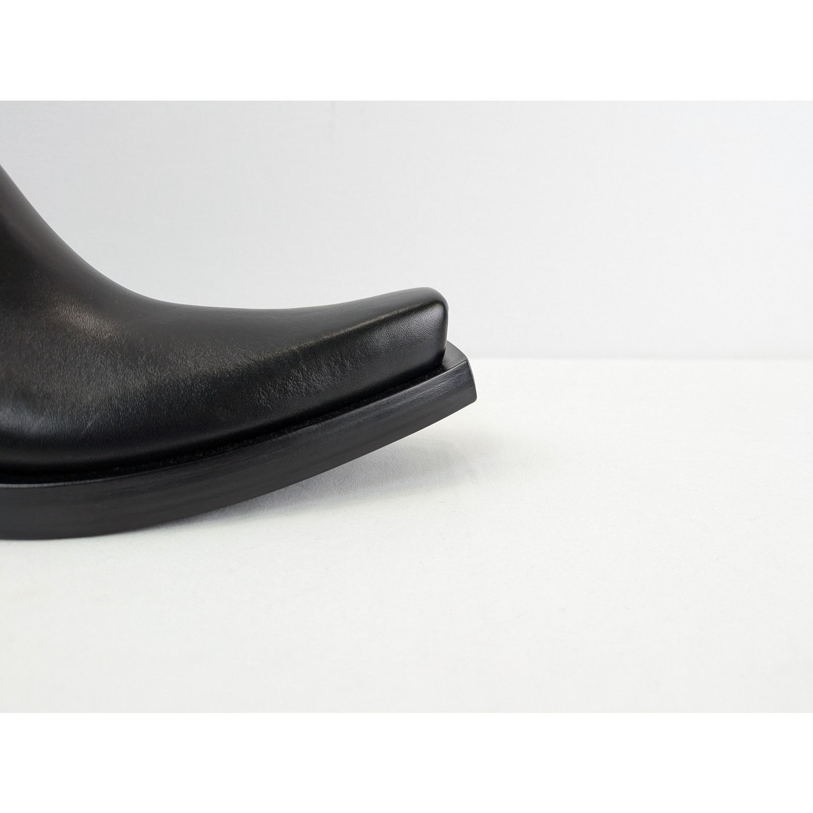 Balenciaga o1rshd1 New Matt Calfskin Santiago Mule Sandal in Black Size US 12 / EU 45 - 3 Thumbnail