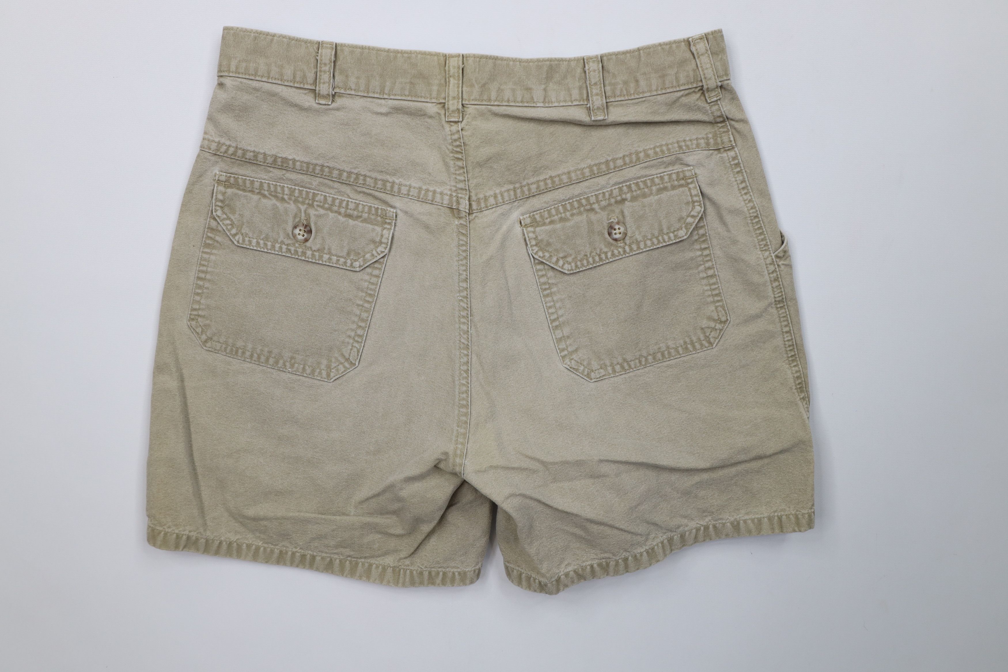 Vintage Vintage 90s Streetwear Stonewash Knee Trekking Shorts Brown Size US 32 / EU 48 - 8 Thumbnail