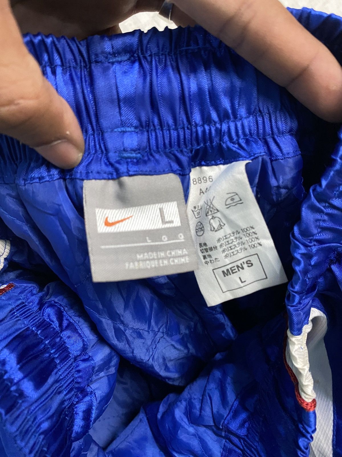 Billie Eilish × Nike 💥 VINTAGE NIKE 90S BAGGY WIDE LEG SWOOSH TRACK PANTS Y2K Size US 26 / EU 42 - 9 Thumbnail