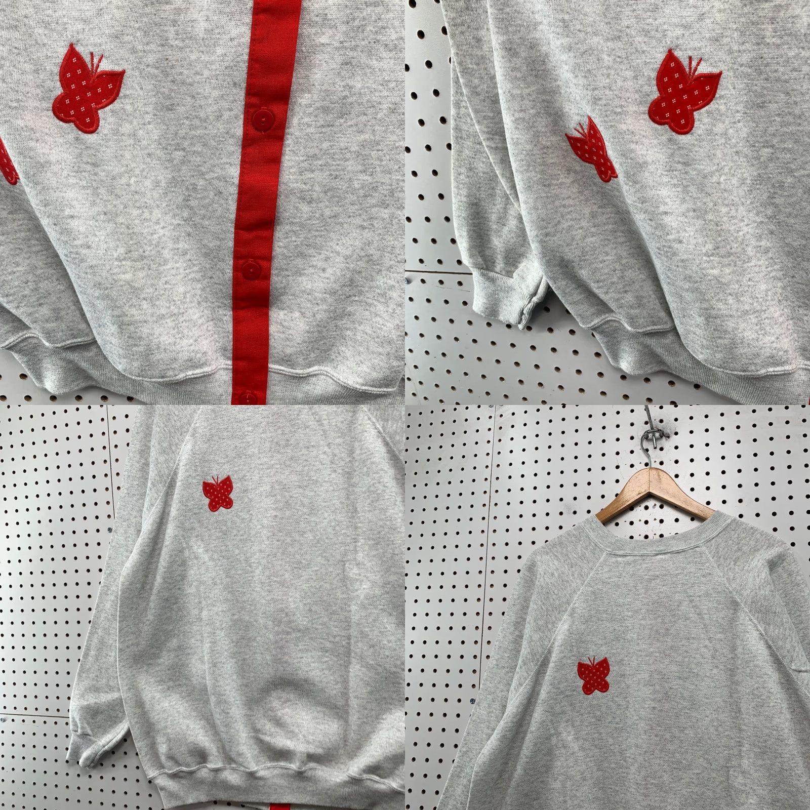 Vintage VINTAGE Cardinal Cardigan Sweatshirt Womens 2XL Gray Embroidered USA Cardigan Sweatshirt Womens 2XL Gray Embroidered USA Size XXL / US 16-18 / IT 52-54 - 9 Thumbnail
