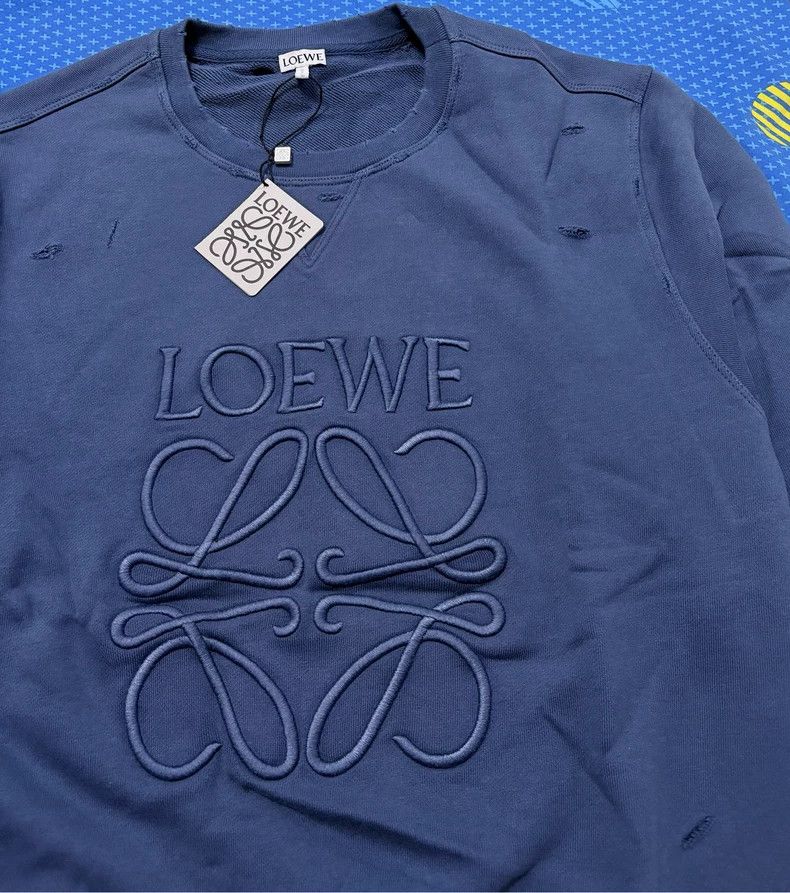 Loewe LOEWE Blue hoodie Size XS / US 0-2 / IT 36-38 - 2 Thumbnail