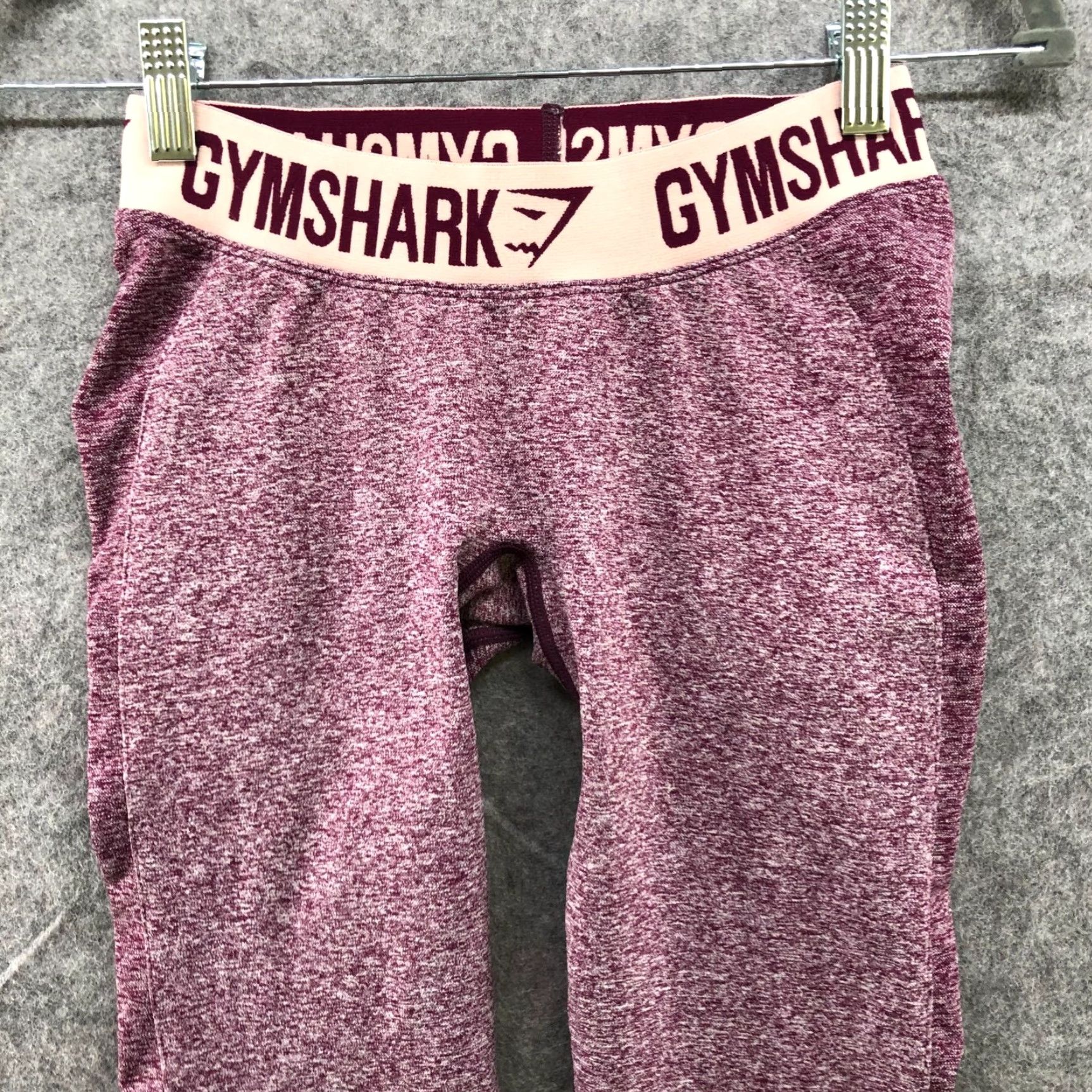 Gymshark Gymshark Leggings Womens S Purple Full Length Seamless Yoga Activewear Low Rise Slim Fit Size 28" / US 6 / IT 42 - 3 Thumbnail