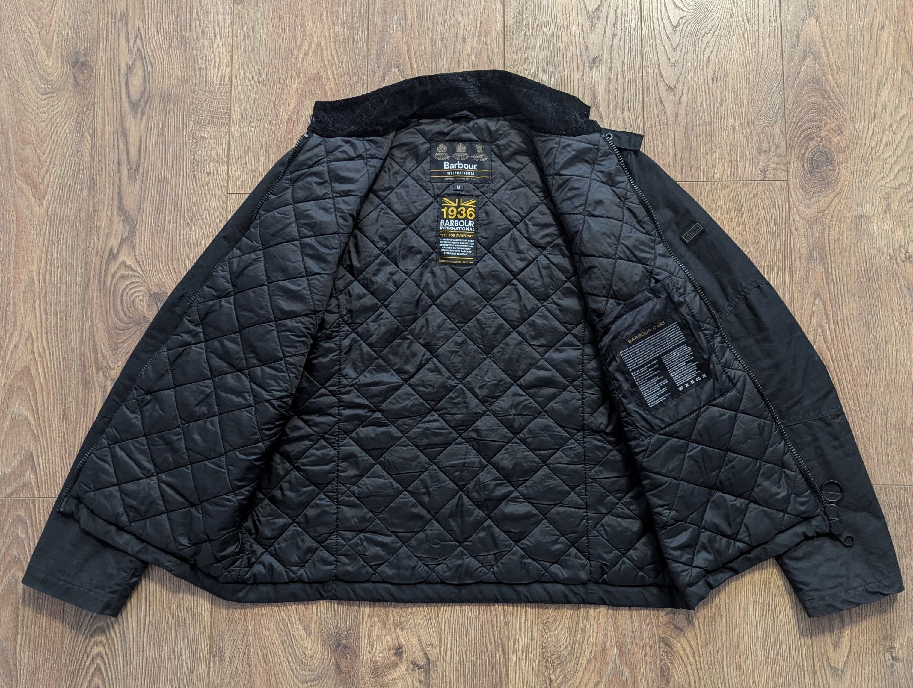 Barbour Barbour Winter Track International Wax Jacket Motorcycle Size US M / EU 48-50 / 2 - 9 Thumbnail