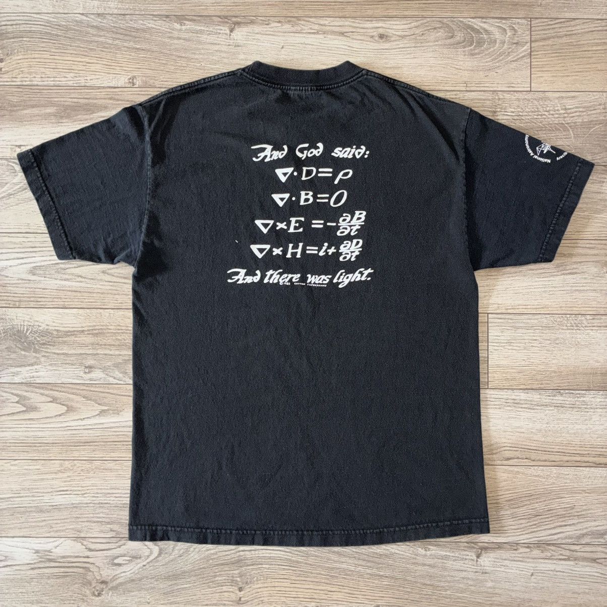 Other Schwarzschild Radius God Said There Was Light Math Tee Shirt Size US L / EU 52-54 / 3 - 5 Thumbnail