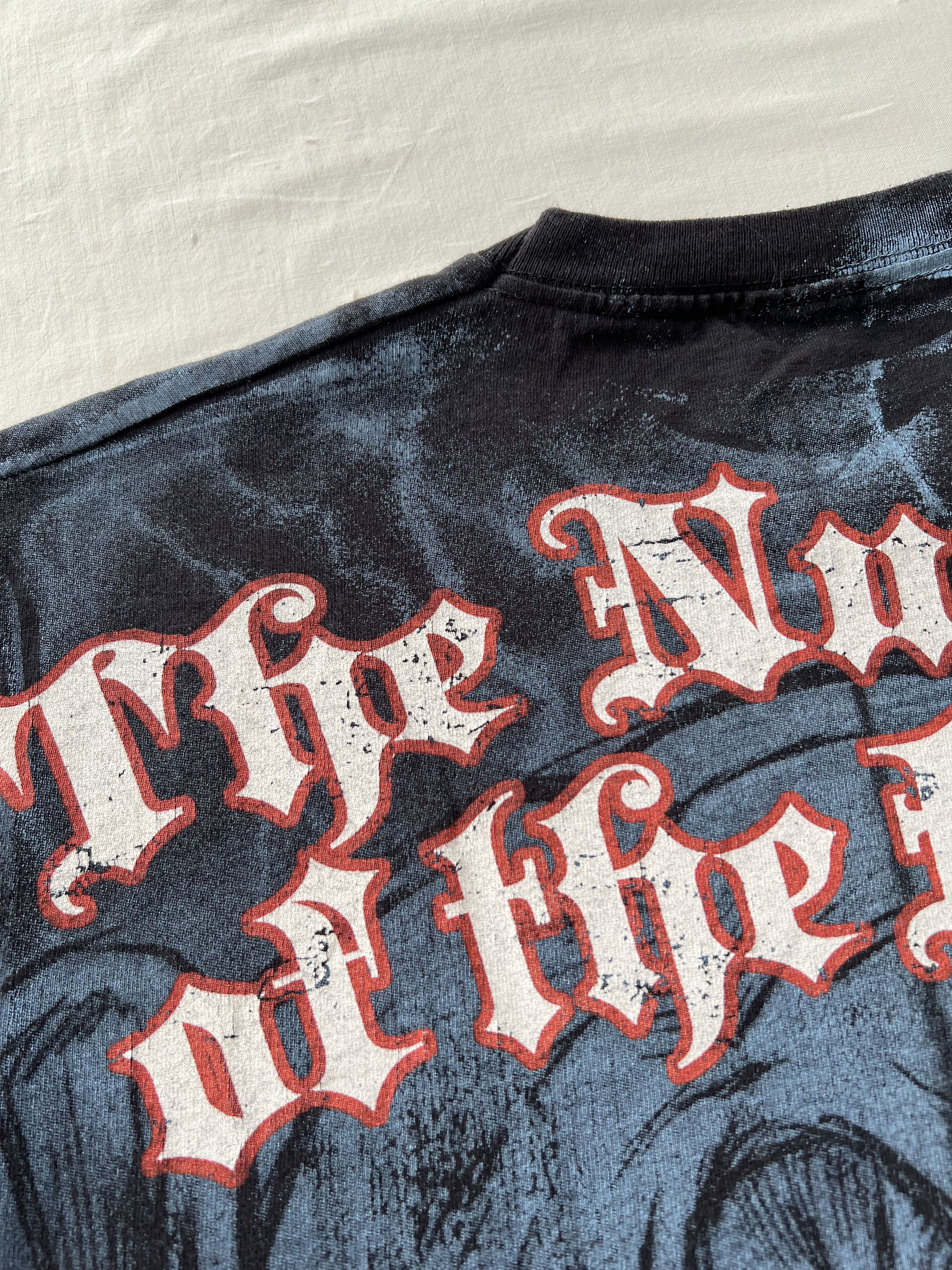 Band Tees Vintage 2010 Iron Maiden The Number of the Beast AOP T-shirt Size US M / EU 48-50 / 2 - 14 Thumbnail