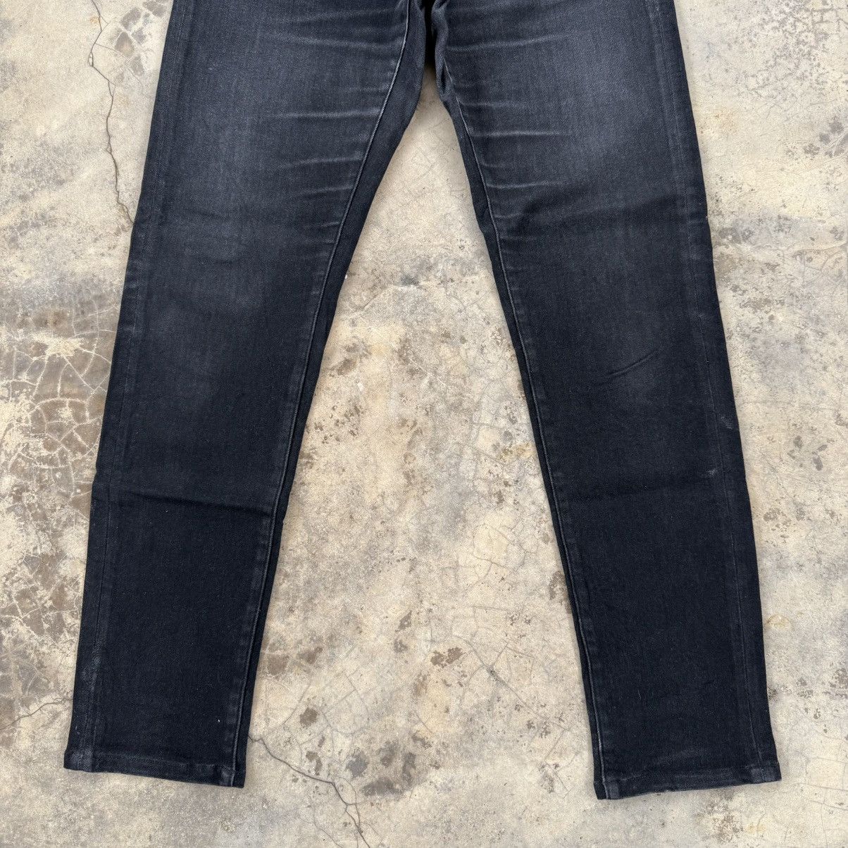 Japanese Brand VINTAGE JAPAN SKINNY BLACK JEAN DENIM PANTS Size US 33 - 4 Thumbnail