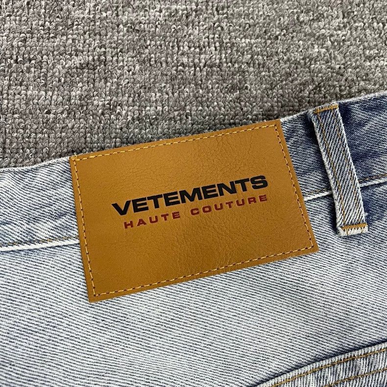 Vetements Vetements SizeM 23SS Big Ripped Washed Denim Jeans Size US 30 / EU 46 - 7 Thumbnail