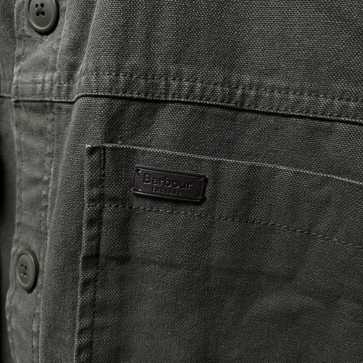Barbour Barbour Lingfield Canvas Overshirt Garment Dye Jacket SS25 Size US XL / EU 56 / 4 - 7 Thumbnail