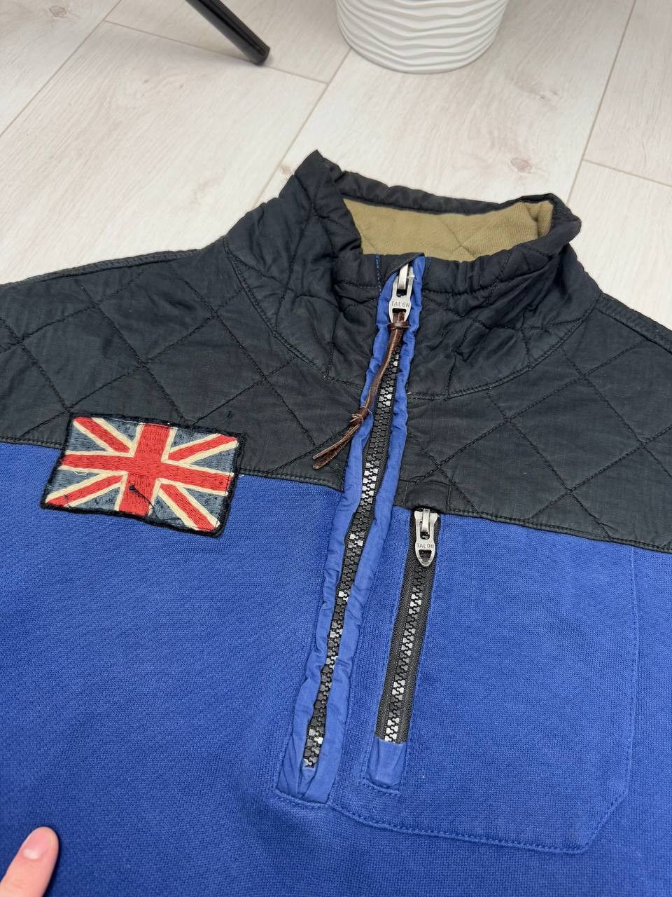 Other Vintage Ralph Lauren United Kingdom Flag Pullover Zip Size US L / EU 52-54 / 3 - 4 Thumbnail