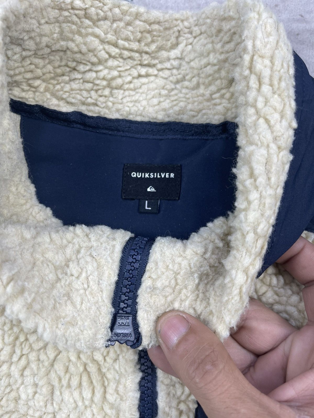 Quiksilver Quicksilver Vintage Retro BOA Fleece Jackets Size US M / EU 48-50 / 2 - 11 Thumbnail