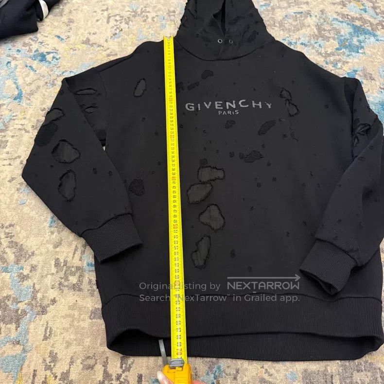 Givenchy Givenchy Ripped Hoodie Size US XS / EU 42 / 0 - 2 Thumbnail