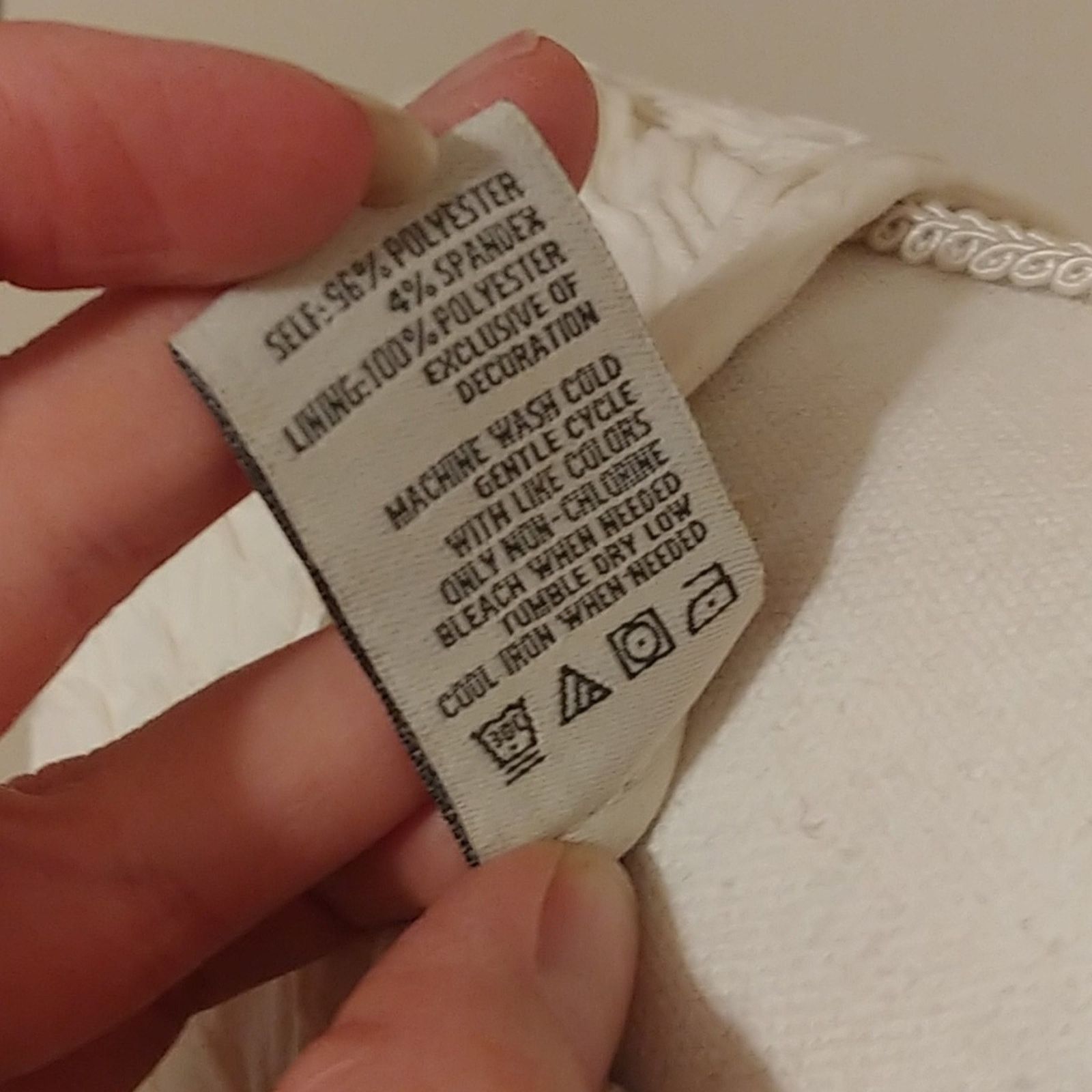 American Rag American Rag Dress Crochet Textured White Size S / US 4 / IT 40 - 6 Thumbnail