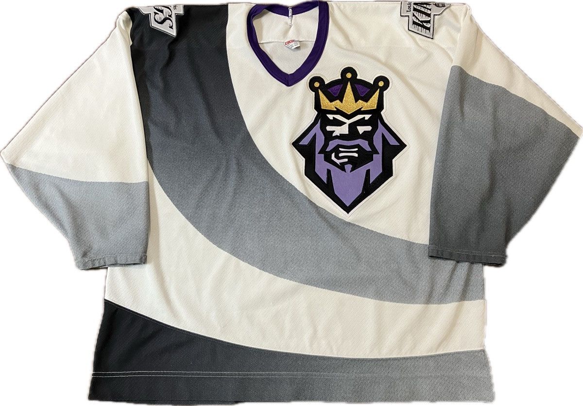 image of Los Angeles Kings Burger King Ccm Nhl Hockey Jersey Size 2Xl, Men's