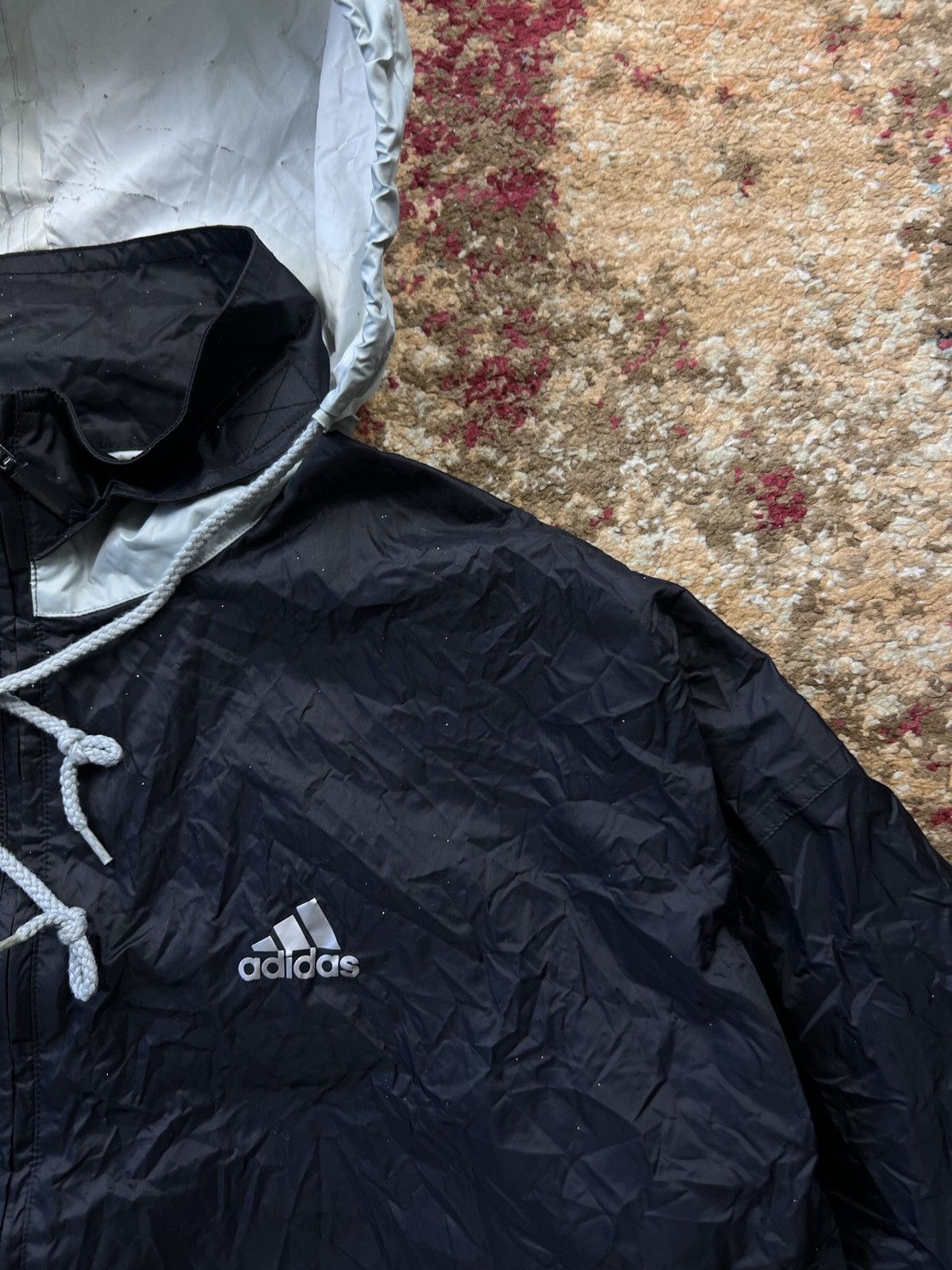 Adidas × Vintage 90’s ADIDAS RETRO BIG BACK CENTRAL LOGO Y2K TRACK JACKET Size US M / EU 48-50 / 2 - 2 Thumbnail