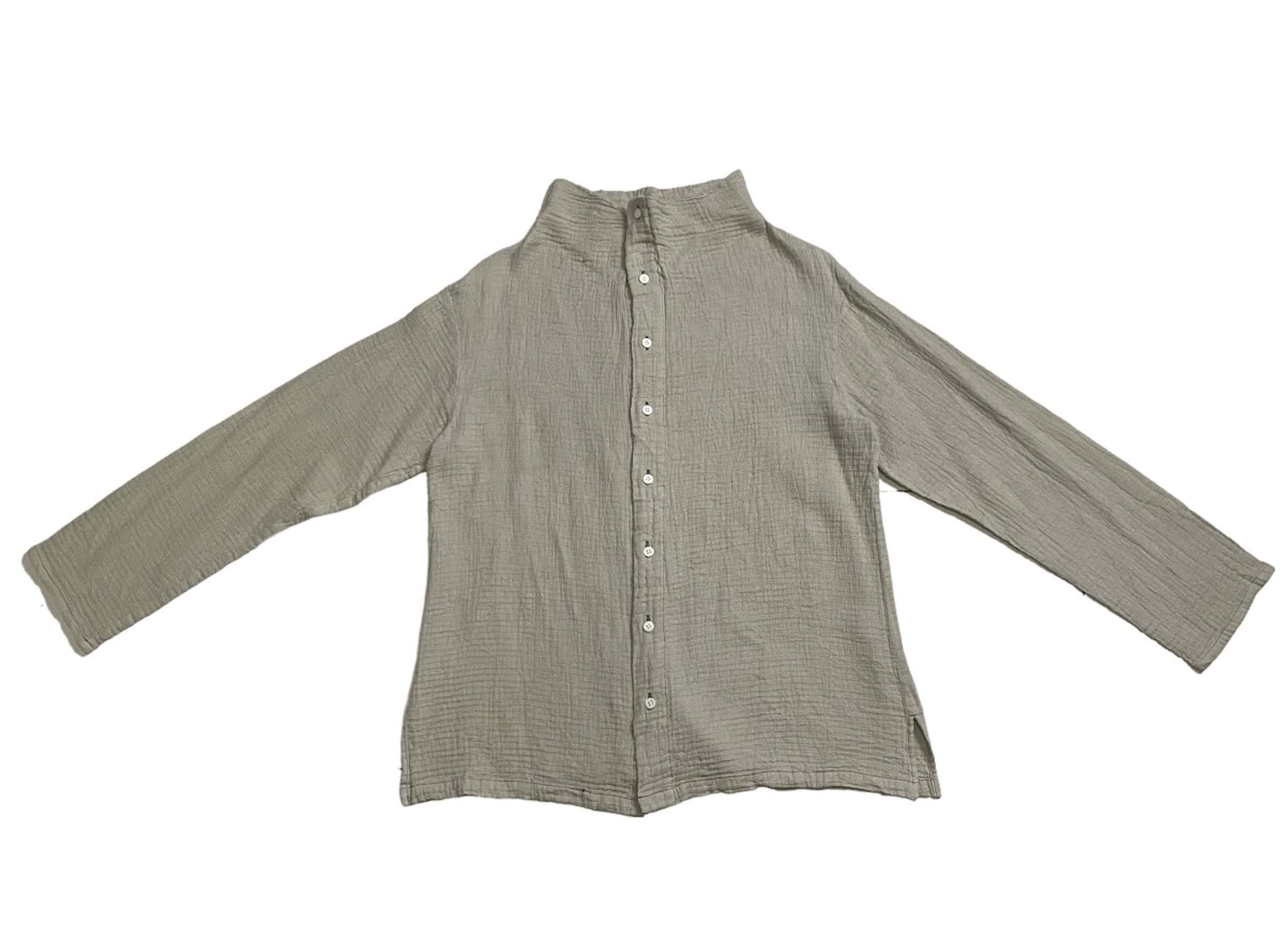 Issey Miyake Plantation by Issey Miyake shawn collar button up Size US M / EU 48-50 / 2 - 12 Thumbnail
