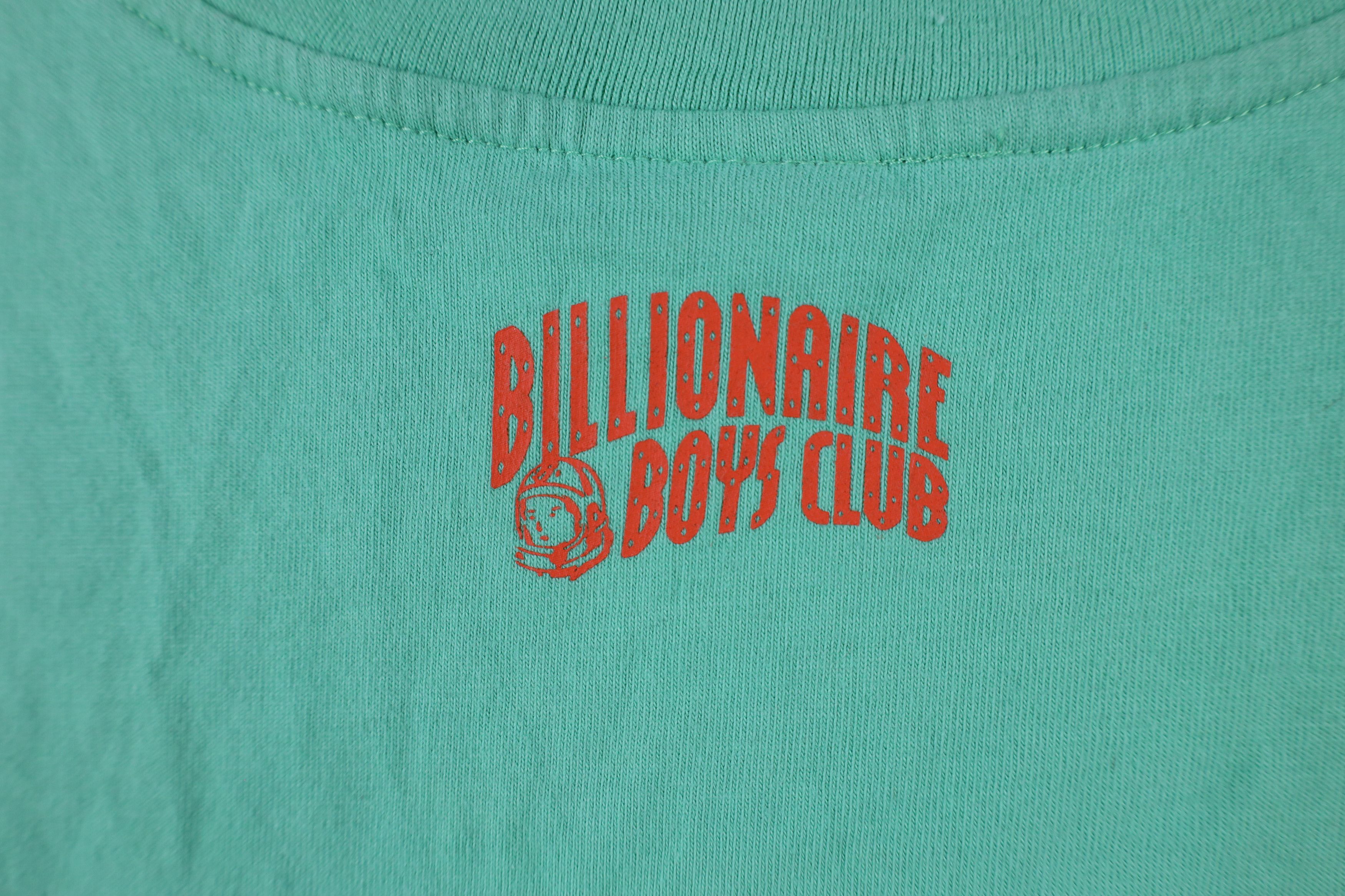 Billionaire Boys Club × Vintage Billionaire Boys Club Spell Out Spaceman T-Shirt Green Size US L / EU 52-54 / 3 - 9 Thumbnail