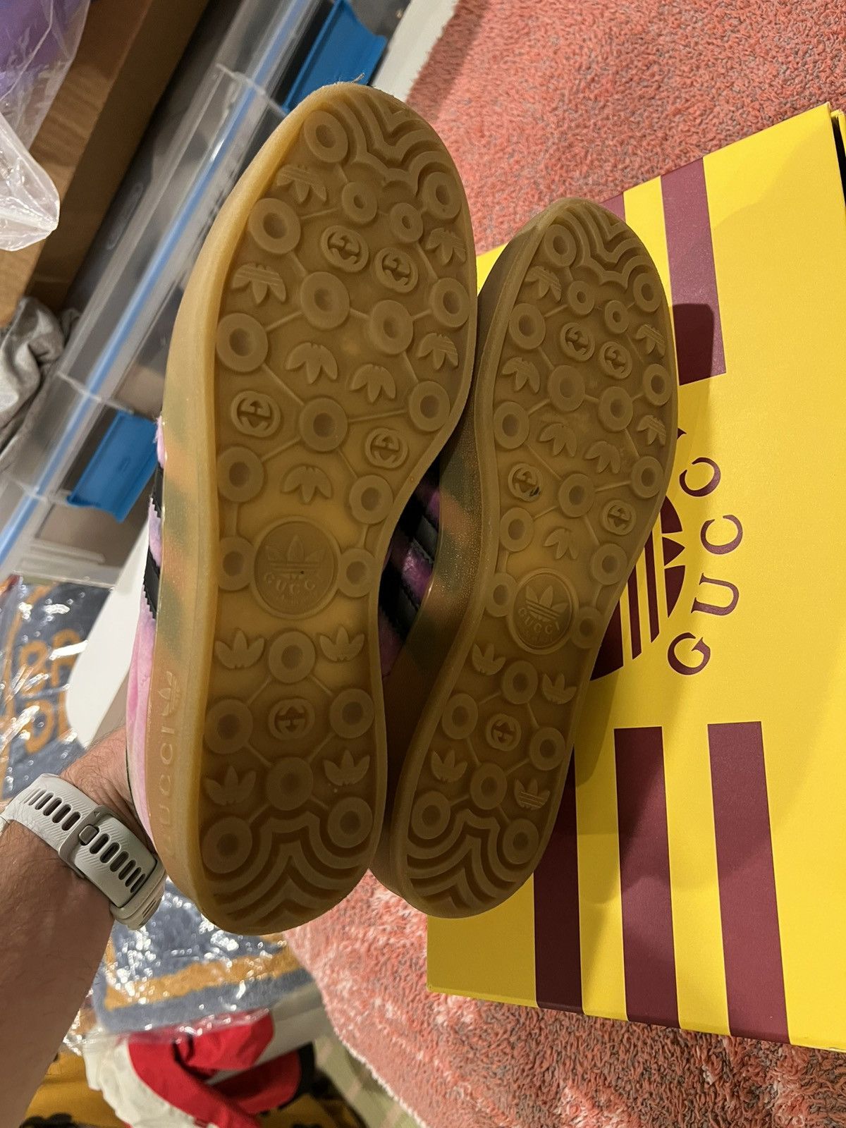 Adidas × Gucci Adidas x Gucci Gazelle Pink - US 9.5 Size US 9.5 / EU 42-43 - 9 Thumbnail