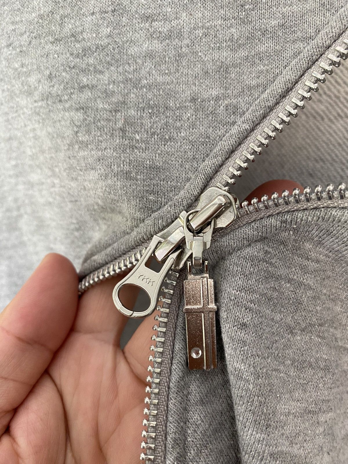 Japanese Brand Vtg Nota Bene Japan asymmetrical zipper hoodie Size US M / EU 48-50 / 2 - 9 Thumbnail