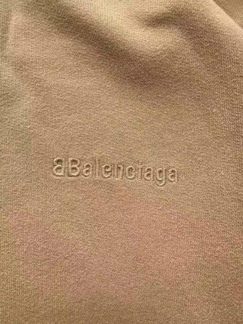 Other Balenciaga Khaki double-b embroidered hoodie Size US S / EU 44-46 / 1 - 3 Thumbnail
