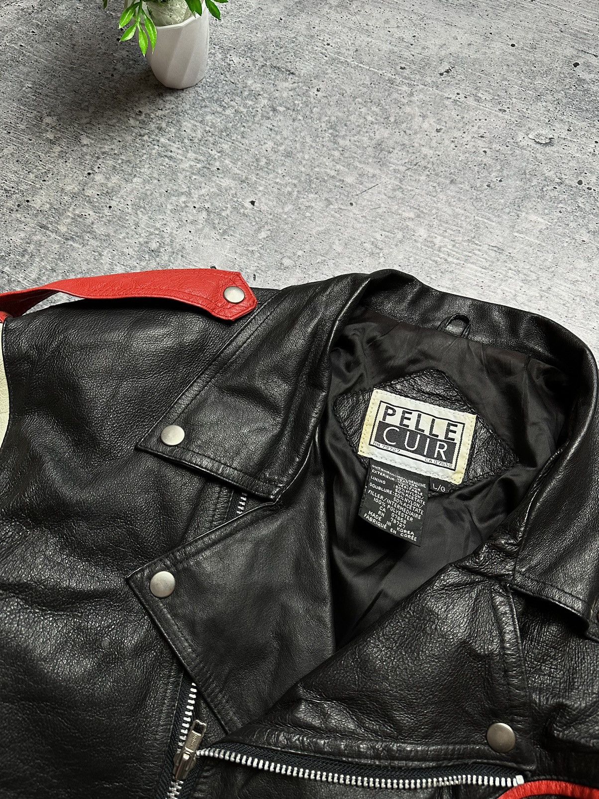 Vintage 90s Pelle Cuir Canada Flag Leather Y2K Jacket Leather Jackets