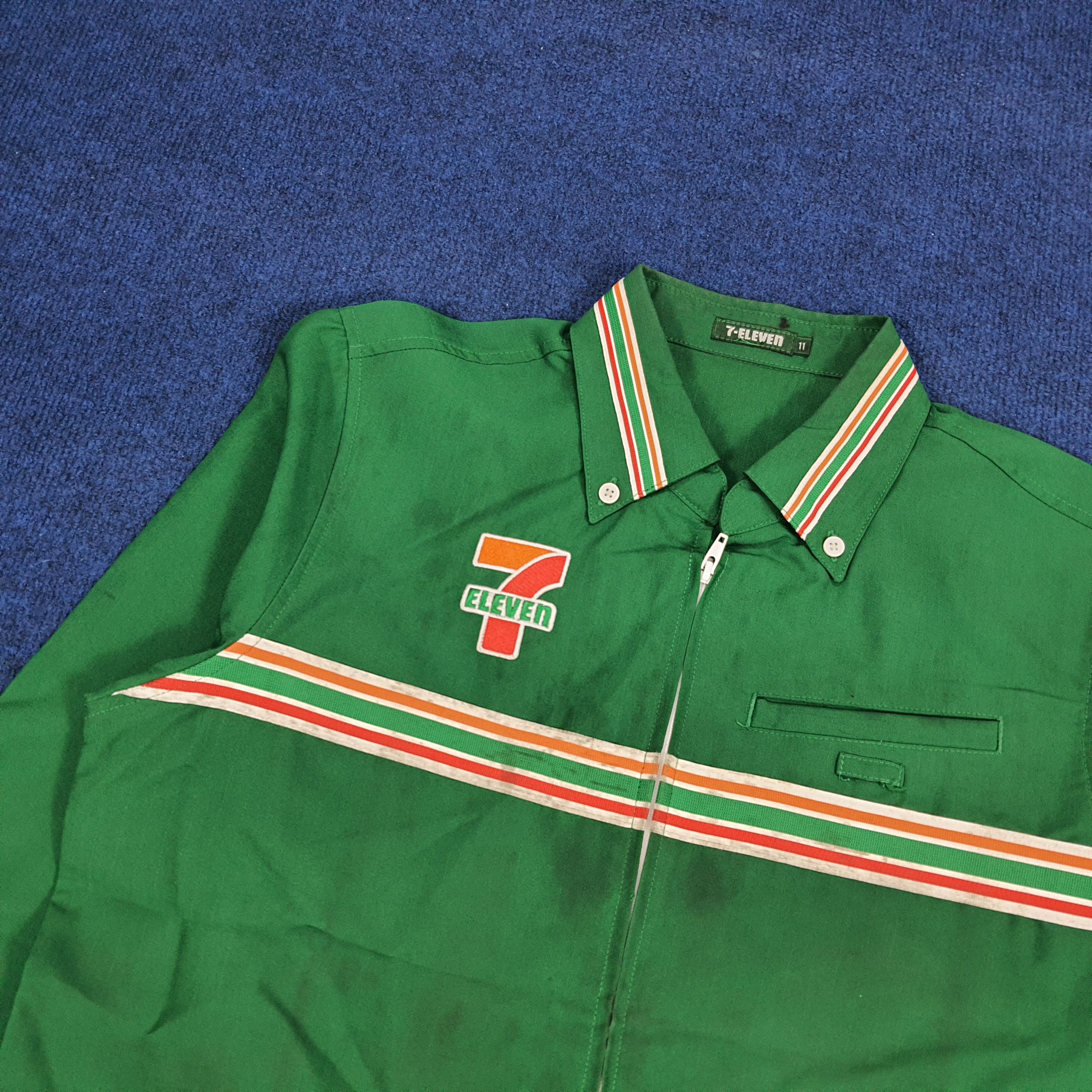 Japanese Brand × Vintage Vintage 7 Eleven Japanese Edition Workwear Staff Uniform Size US S / EU 44-46 / 1 - 4 Thumbnail