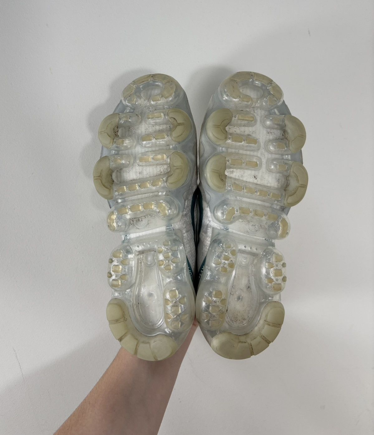 Nike Nike Air VaporMax Women’s 2019 White Mineral Teal Sneakers Size US 5.5 / IT 35.5 - 16 Thumbnail