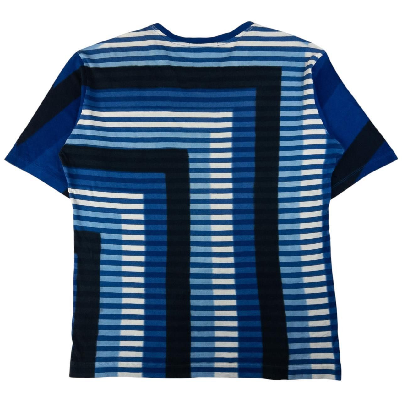 Issey Miyake Vintage Issey Miyake MEN Blur Stripe T Shirt Size M Size US M / EU 48-50 / 2 - 2 Thumbnail
