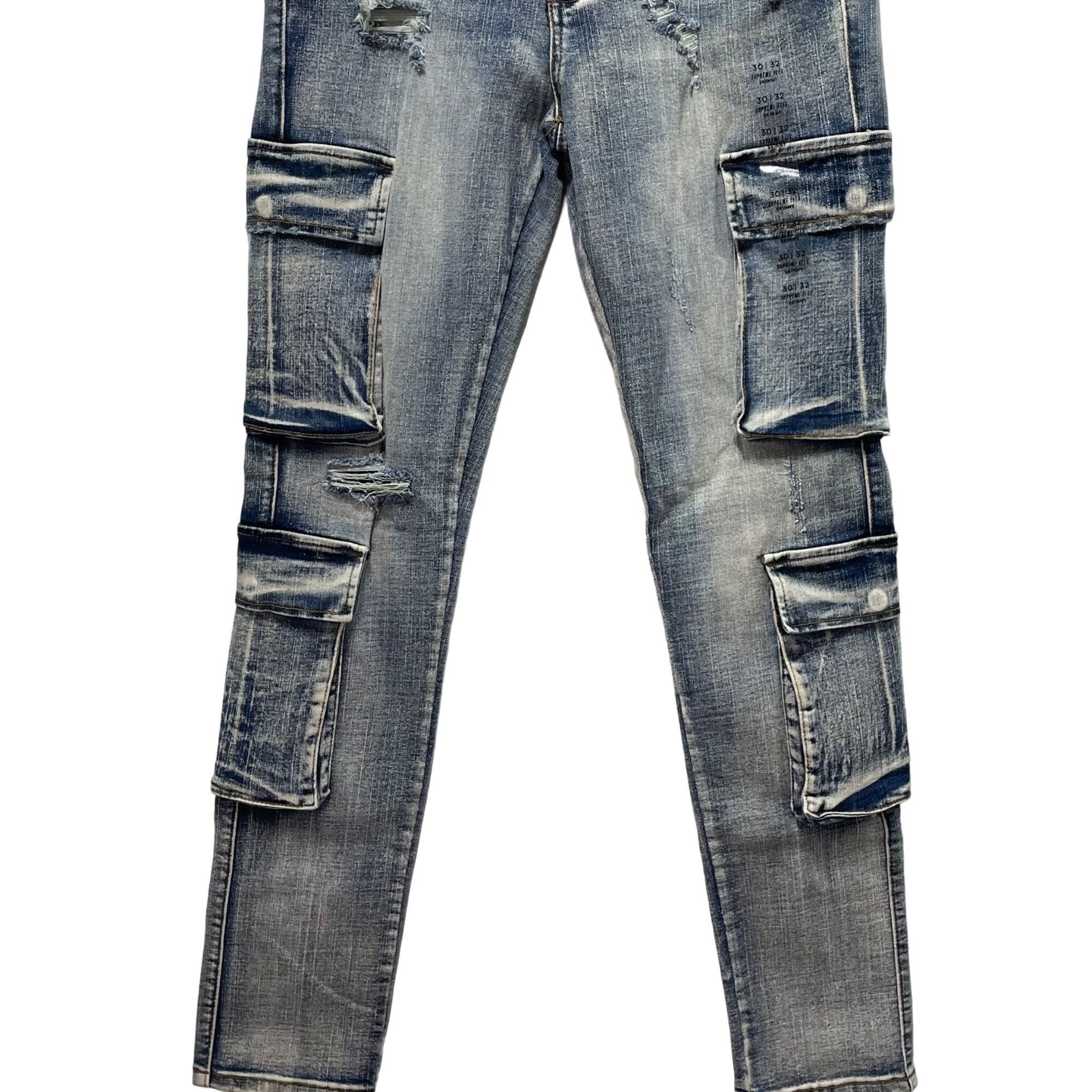 rue21 Rue 21 - Men's Supreme Flex Skinny Jeans Distressed - Light Size US 30 / EU 46 - 12 Thumbnail