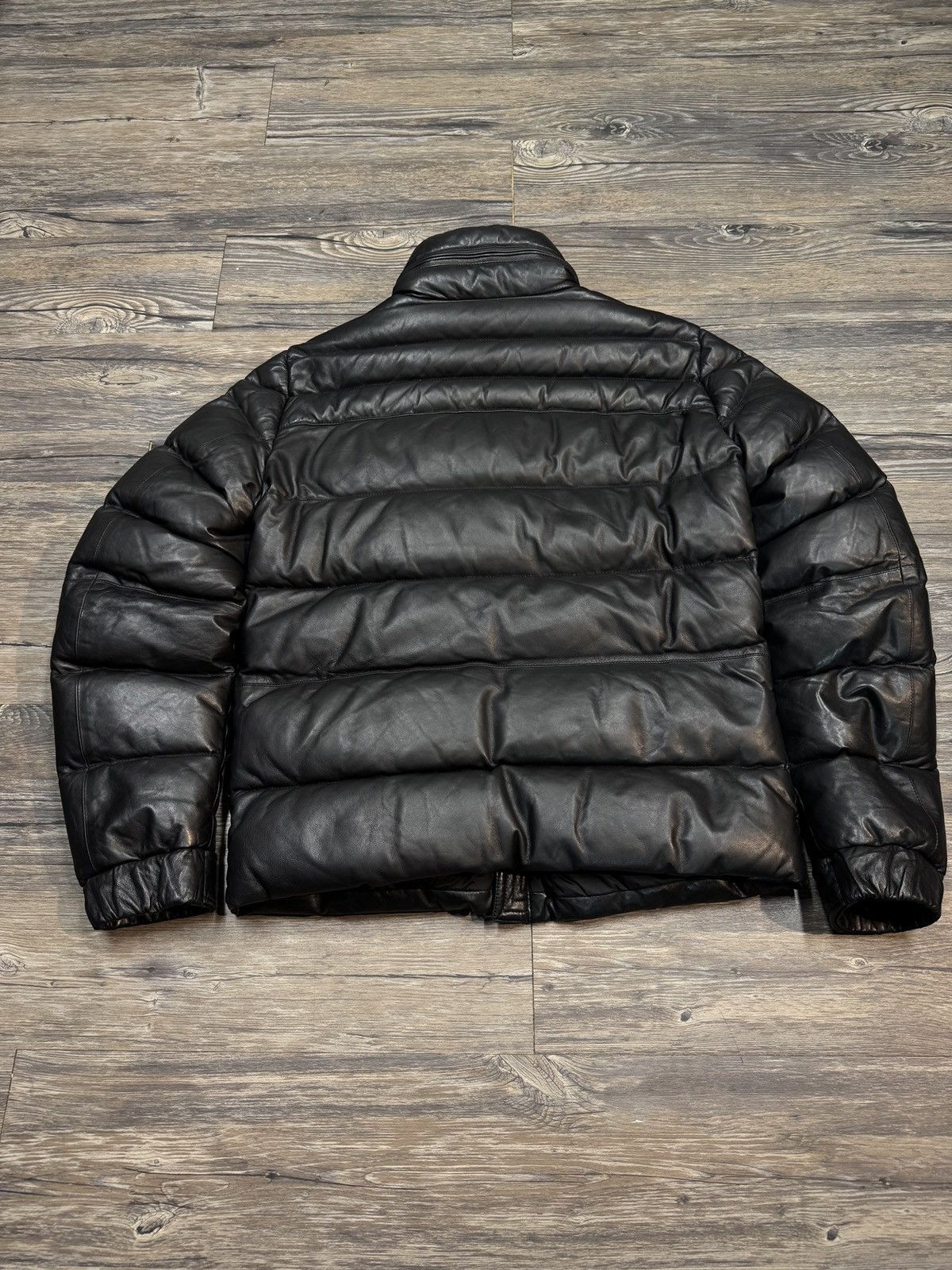 Moncler Moncler Leather Puffer Jacket Size US M / EU 48-50 / 2 - 4 Thumbnail