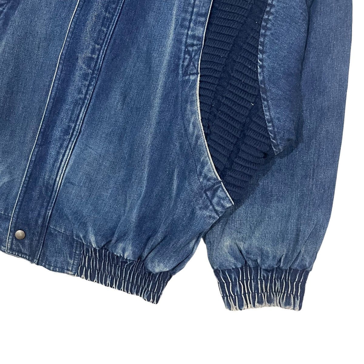 Japanese Brand Vintage HAMA-STA Denim Bomber Style Jacket Size US M / EU 48-50 / 2 - 4 Thumbnail