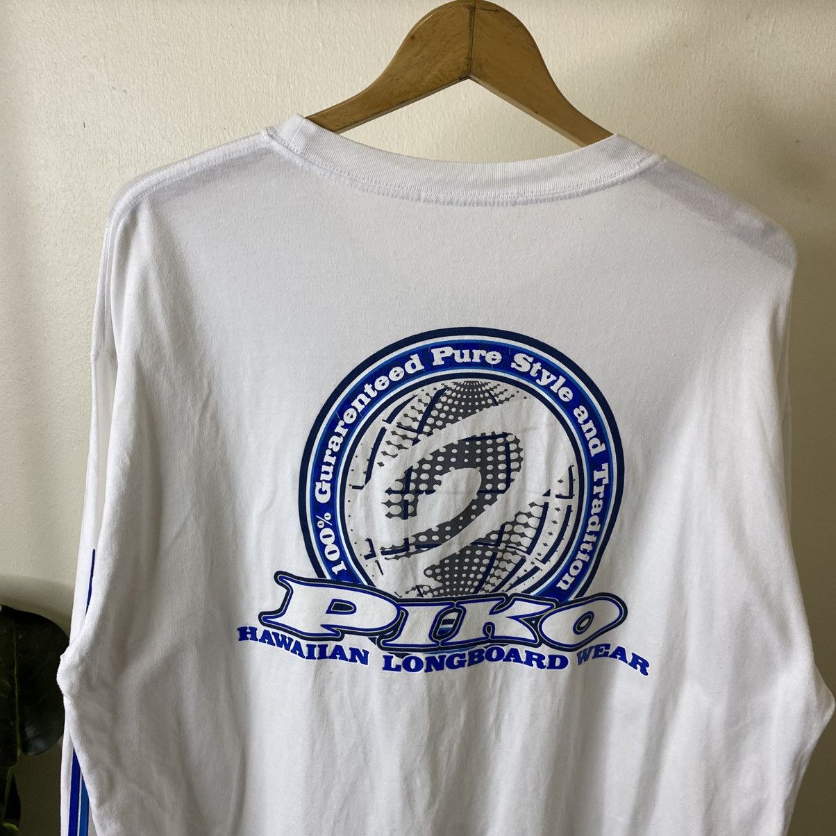Vintage 2000s Piko Surfwear LS T Shirt Surfing Billabong Bronze Age Size US XL / EU 56 / 4 - 2 Thumbnail