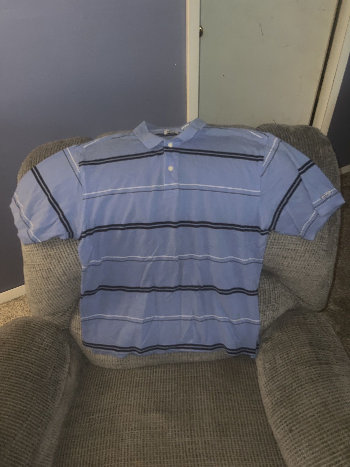 Izod Izod Striped Polo Tee Size US XL / EU 56 / 4 - 1 Thumbnail