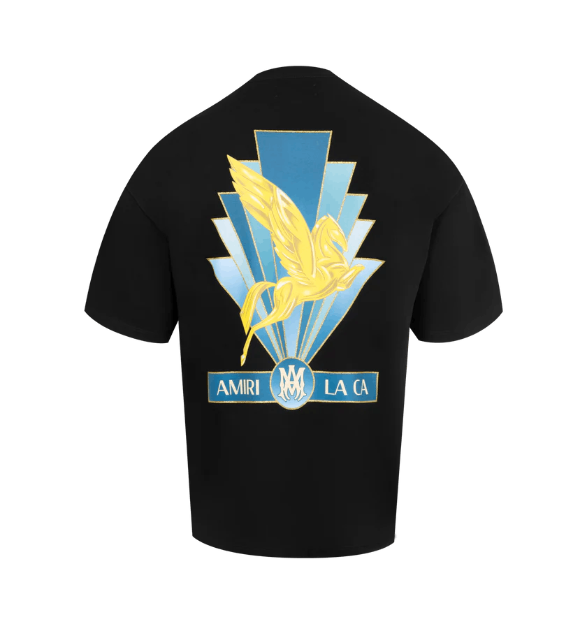 Amiri o1h1sh11225 Pegasus Tee in Black Size US XXL / EU 58 / 5 - 2 Thumbnail