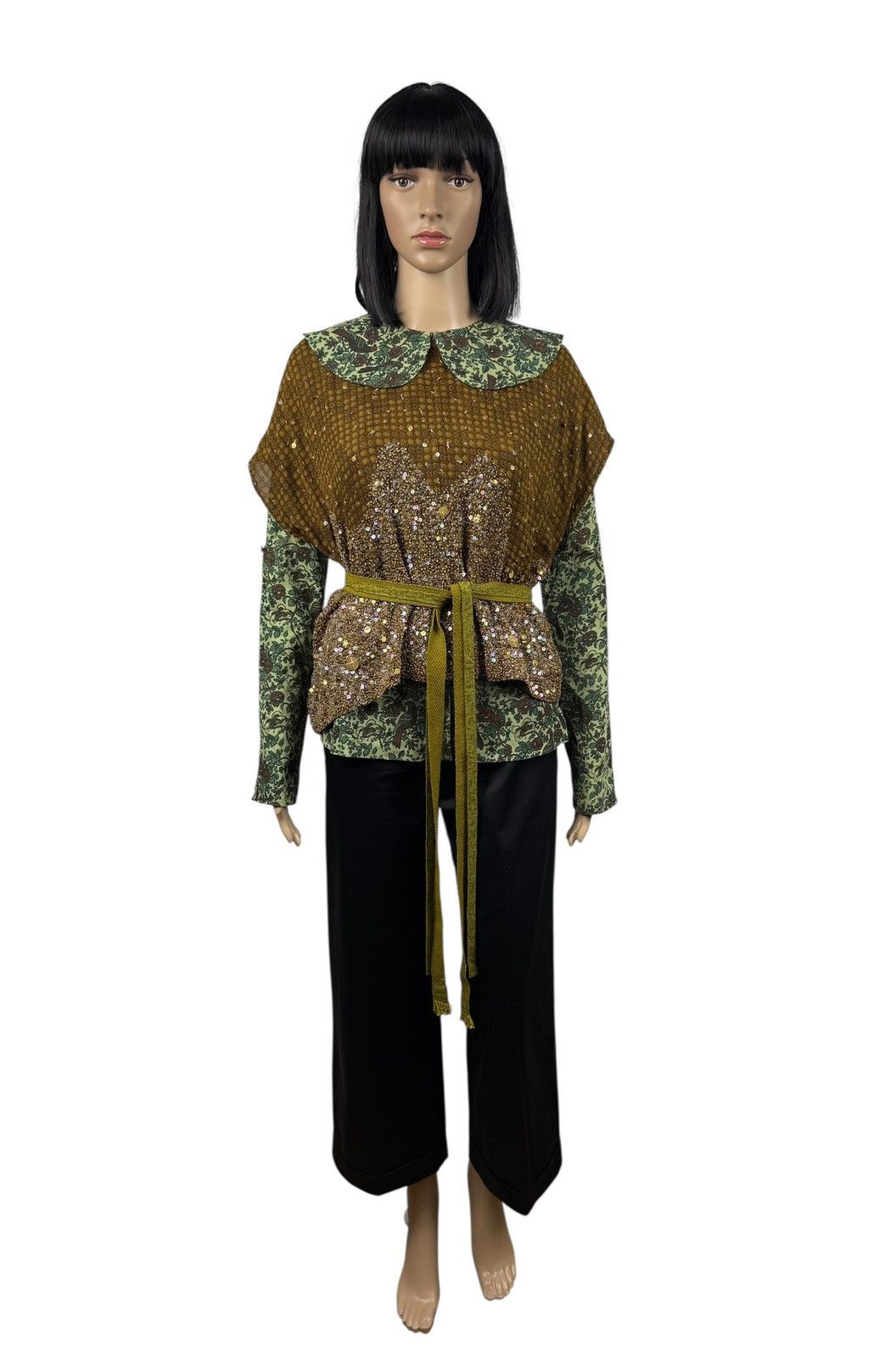 Other Sabyasachi 2in1 Shirt Cotton Silk Vest Hand Stitched size 10 Size M / US 6-8 / IT 42-44 - 3 Thumbnail