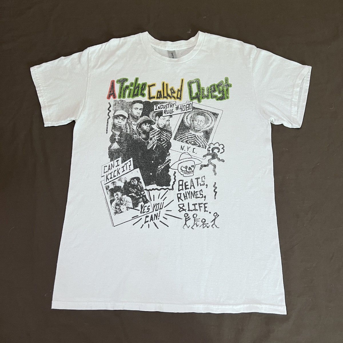 Band Tees A Tribe Called Quest ATCQ Hiphop Rap Promo Tee Size US M / EU 48-50 / 2 - 2 Thumbnail
