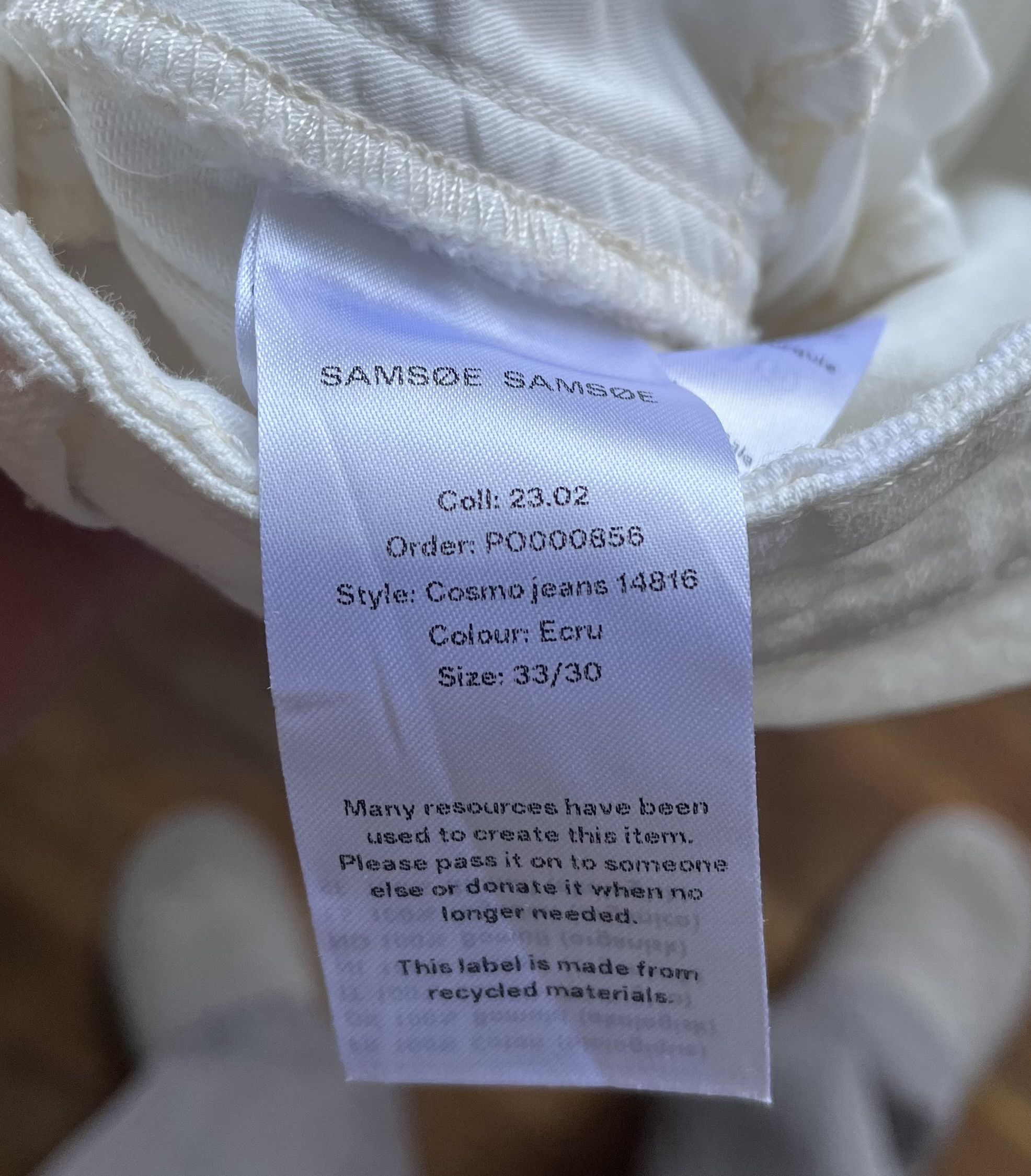 Samsoe Samsoe Cosmo Jeans 33x30 Size US 33 - 5 Thumbnail
